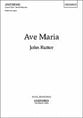 Ave Maria SATB choral sheet music cover